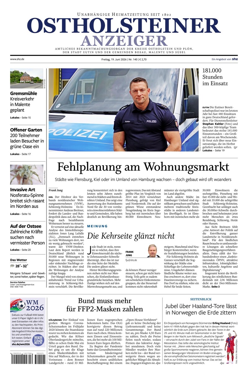 Ostholsteiner Anzeiger - 19.06.2026