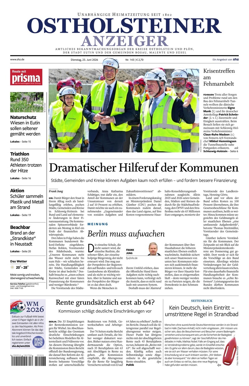 Ostholsteiner Anzeiger - 23.06.2026
