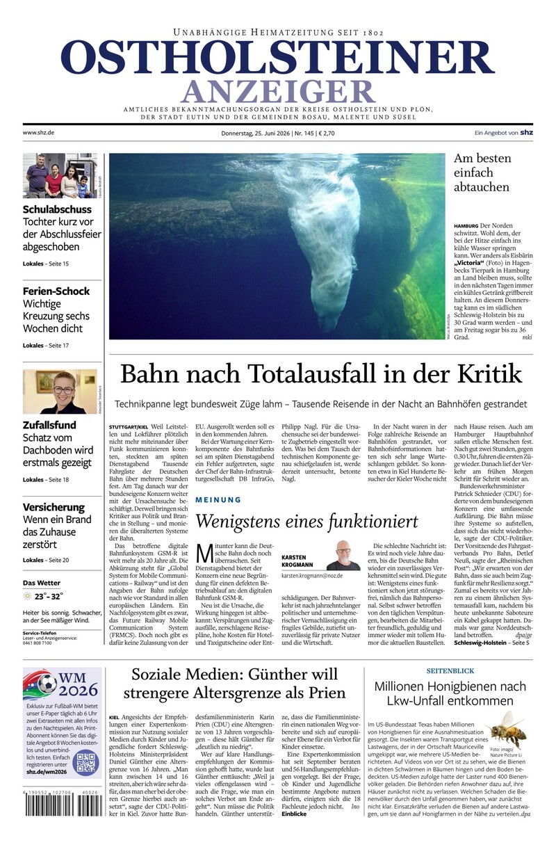 Ostholsteiner Anzeiger - 25.06.2026