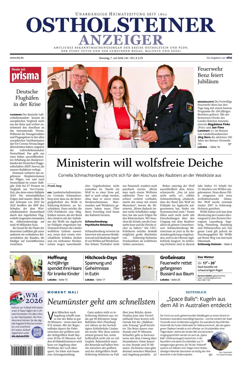 Ostholsteiner Anzeiger - 07.07.2026