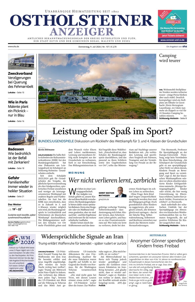 Ostholsteiner Anzeiger - 09.07.2026