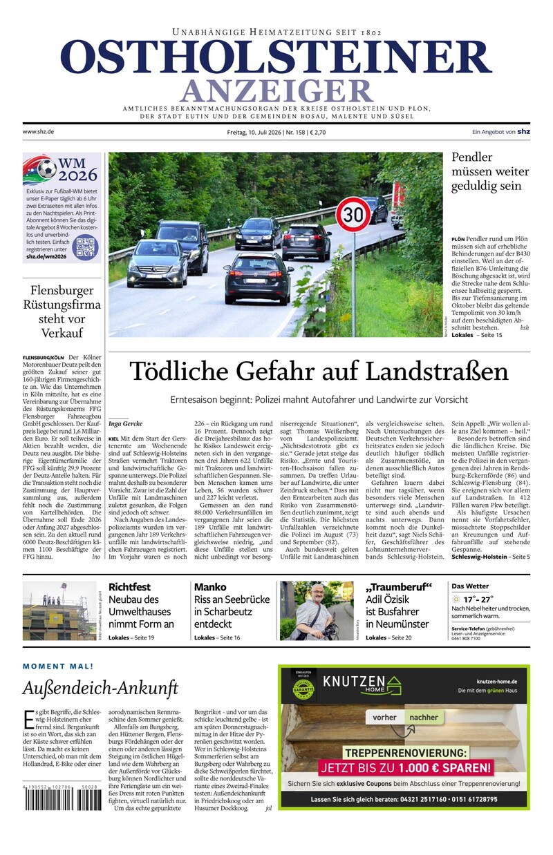 Ostholsteiner Anzeiger - 10.07.2026