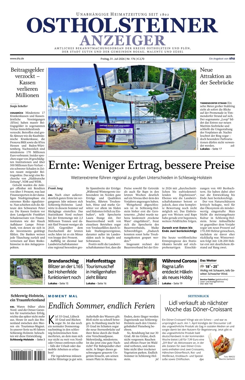 Ostholsteiner Anzeiger - 31.07.2026