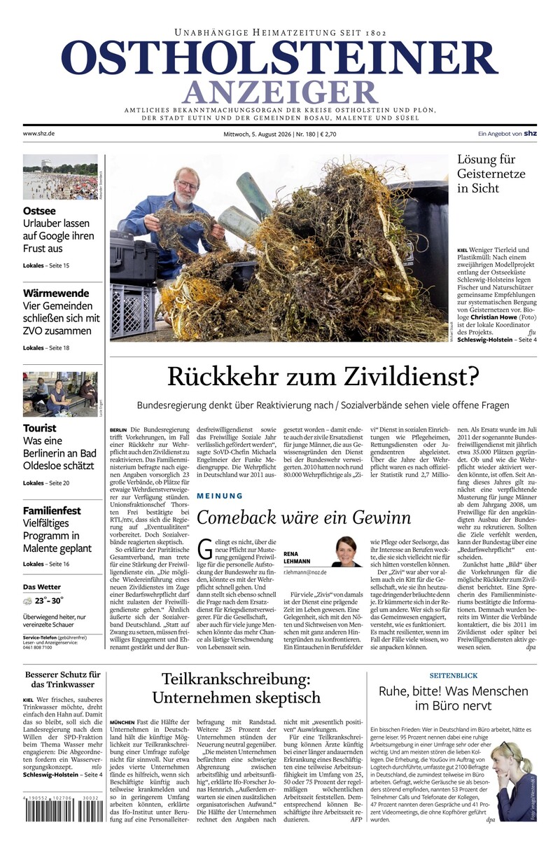 Ostholsteiner Anzeiger - 05.08.2026