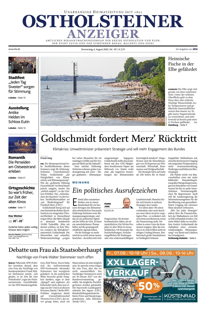 Ostholsteiner Anzeiger - 06.08.2026