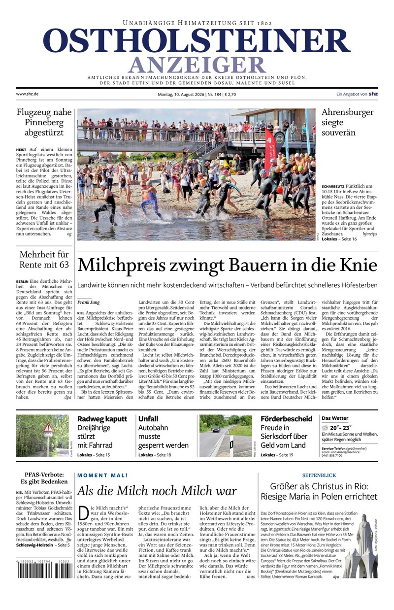 Ostholsteiner Anzeiger - 10.08.2026