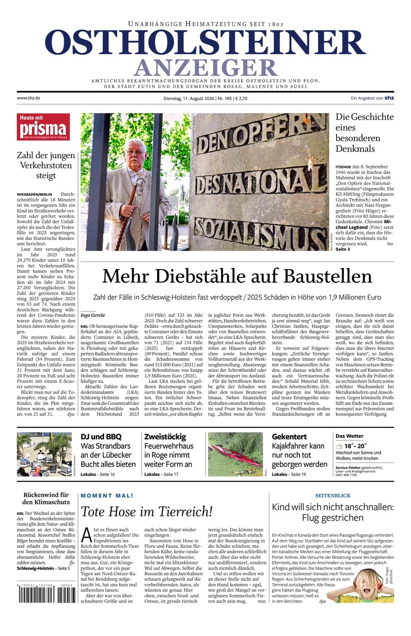 Ostholsteiner Anzeiger - 11.08.2026