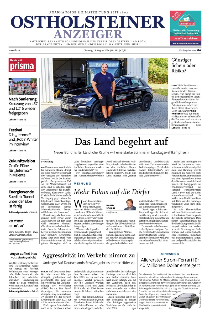 Ostholsteiner Anzeiger - 18.08.2026