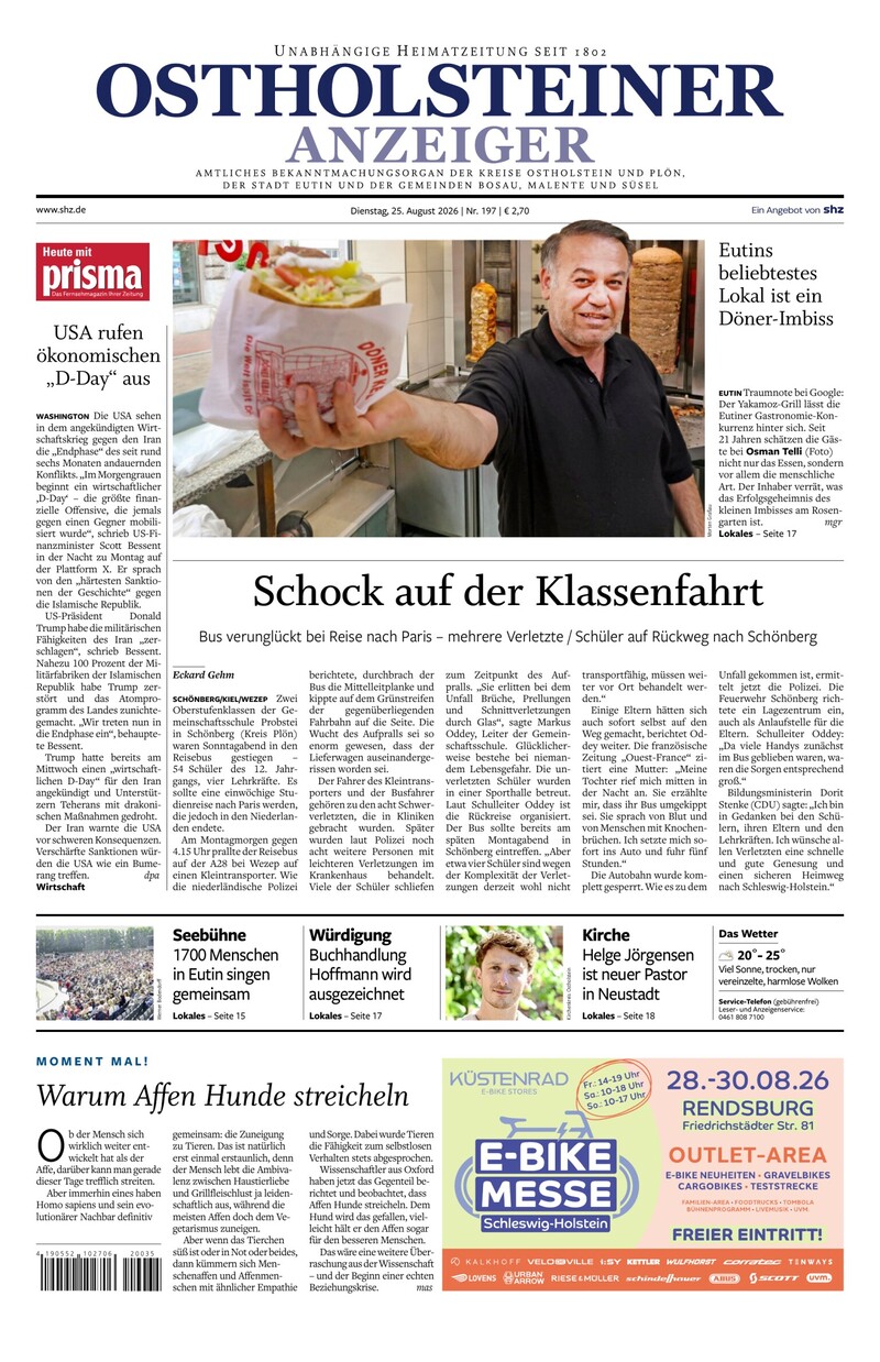 Ostholsteiner Anzeiger - 25.08.2026