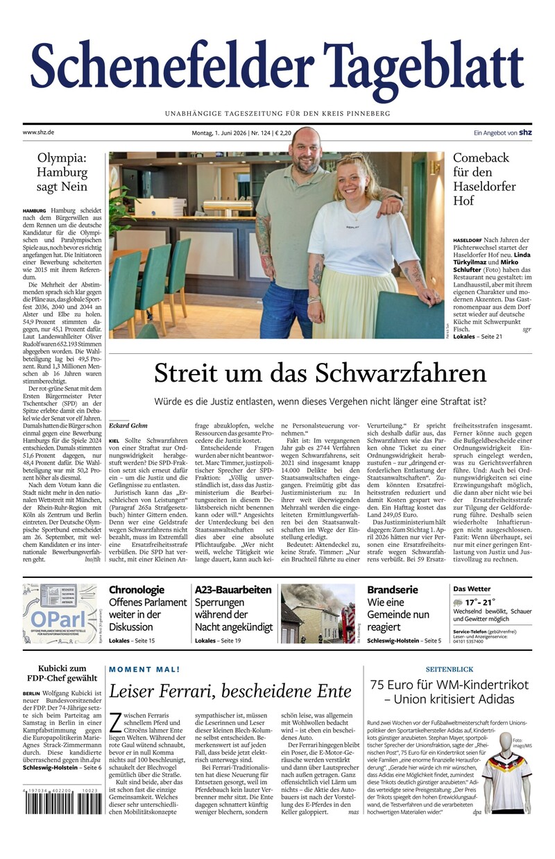 Schenefelder Tageblatt - 01.06.2026
