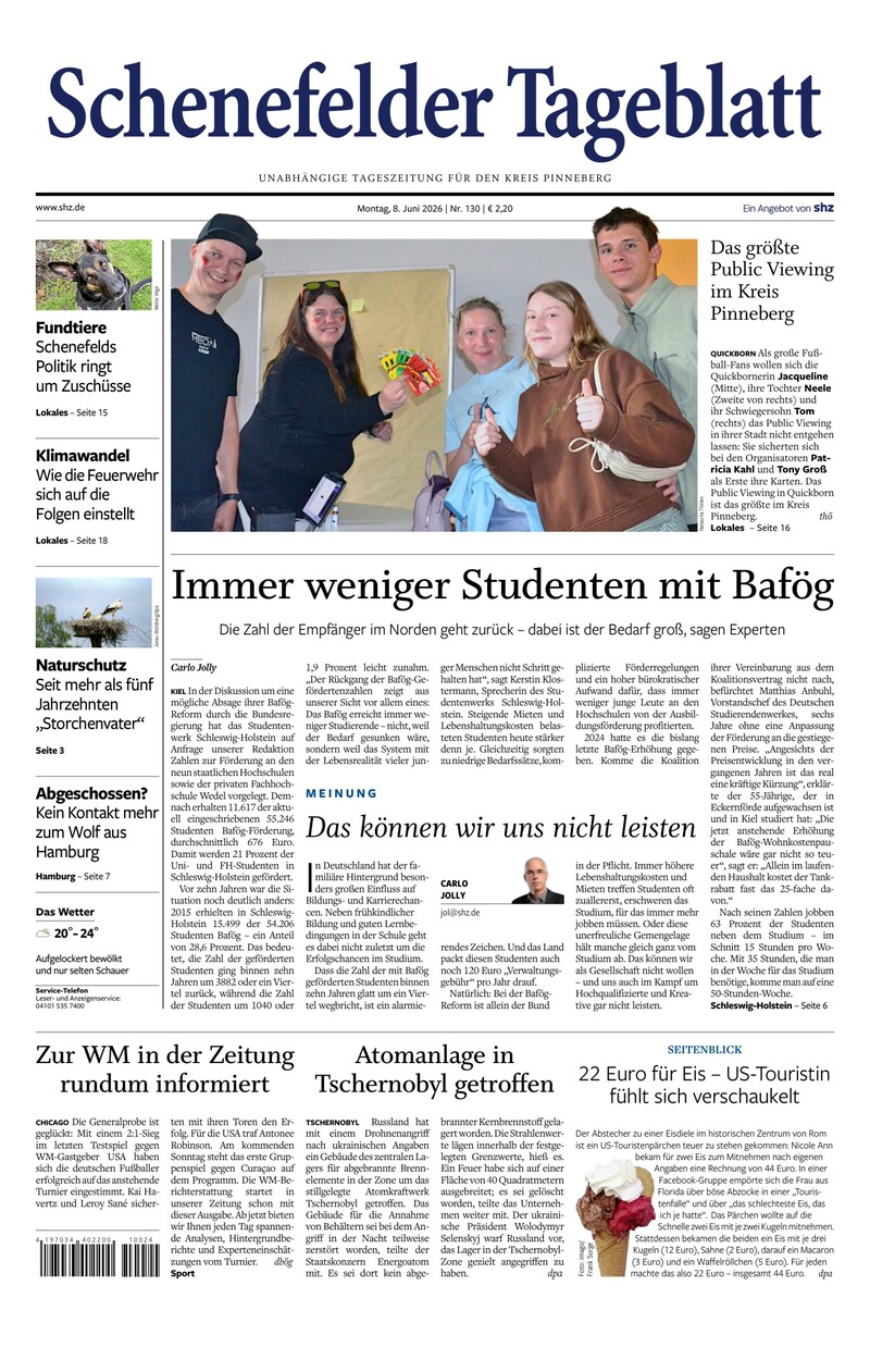 Schenefelder Tageblatt - 08.06.2026