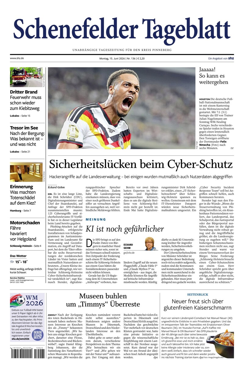 Schenefelder Tageblatt - 15.06.2026