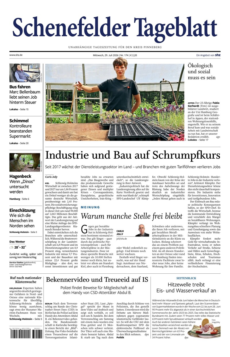 Schenefelder Tageblatt - 29.07.2026