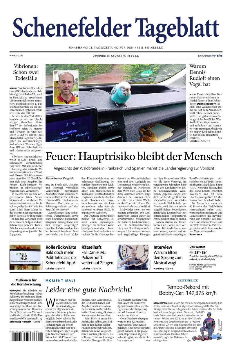 Schenefelder Tageblatt - 30.07.2026