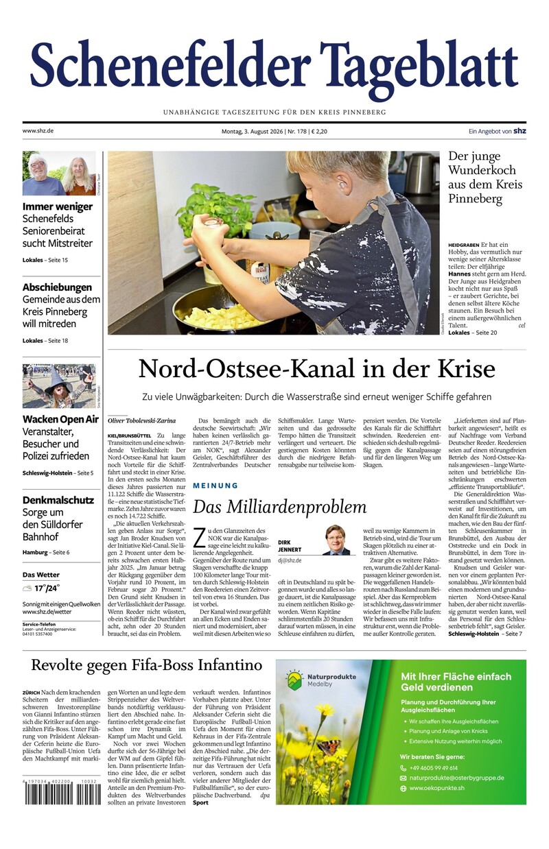 Schenefelder Tageblatt - 03.08.2026