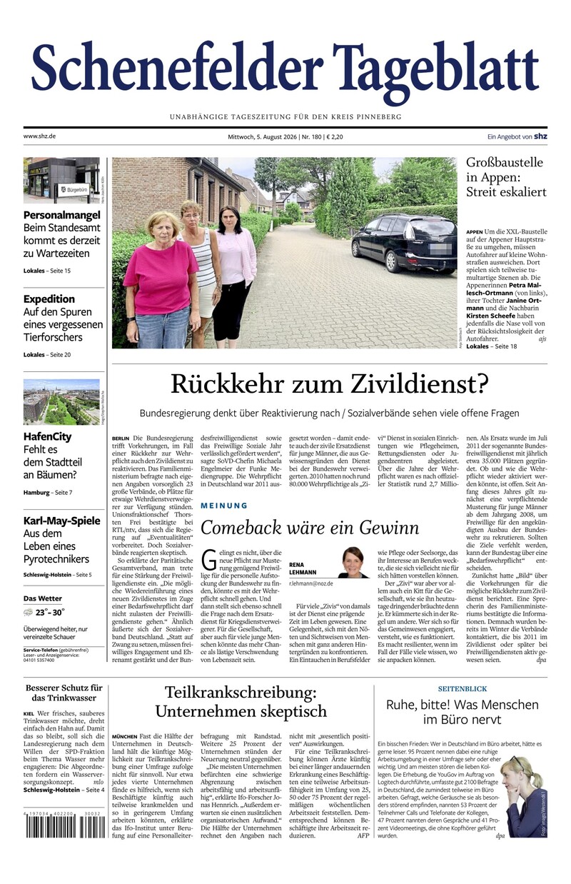 Schenefelder Tageblatt - 05.08.2026