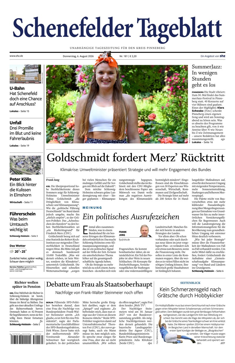 Schenefelder Tageblatt - 06.08.2026