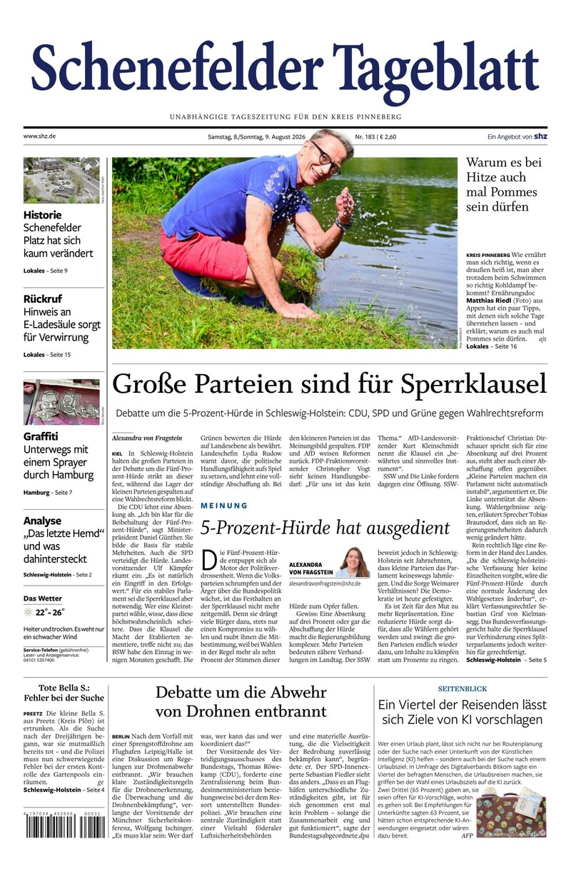 Schenefelder Tageblatt - 08.08.2026