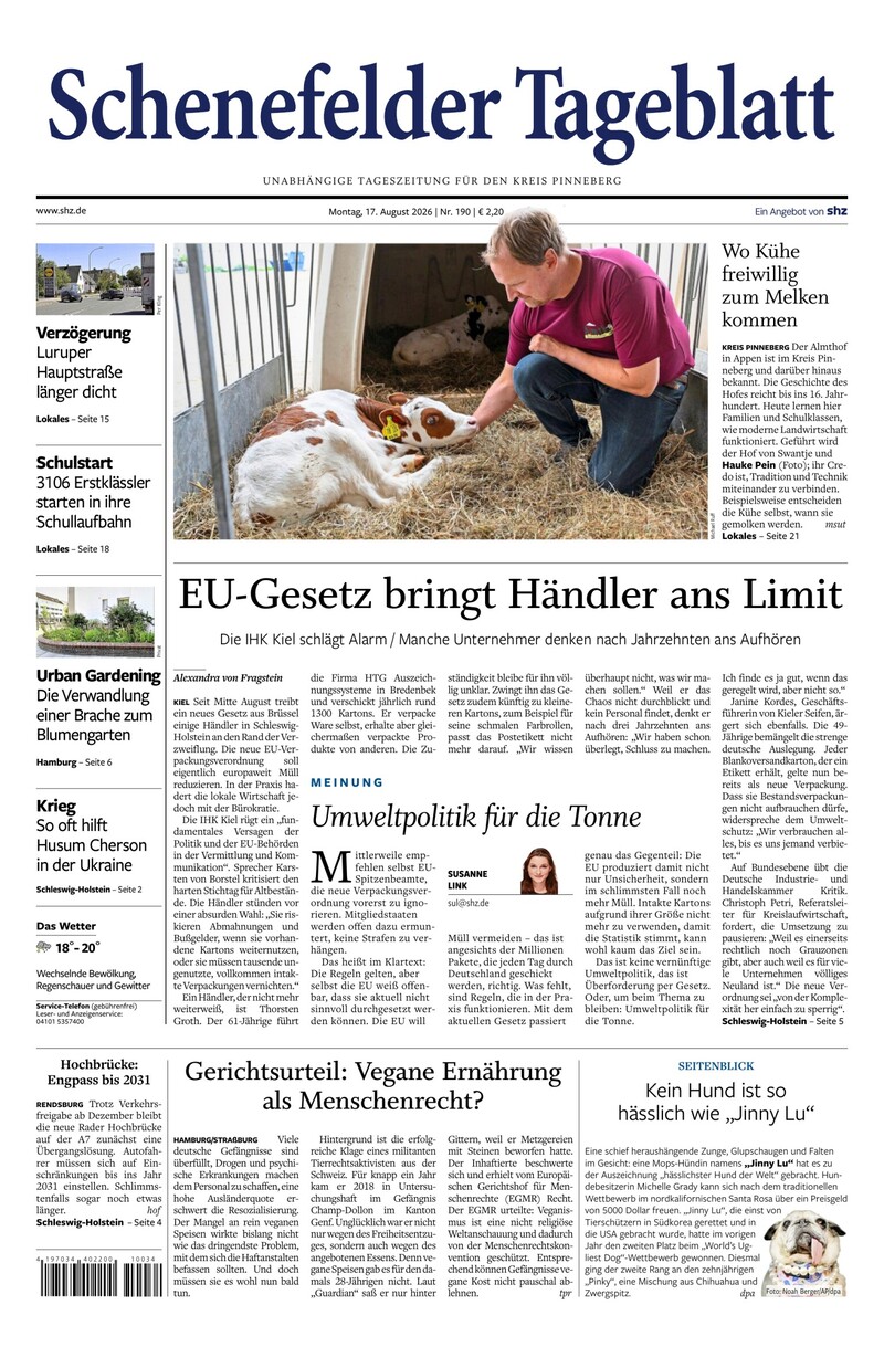 Schenefelder Tageblatt - 17.08.2026