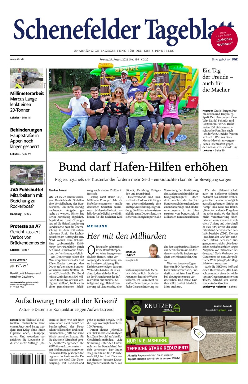 Schenefelder Tageblatt - 21.08.2026