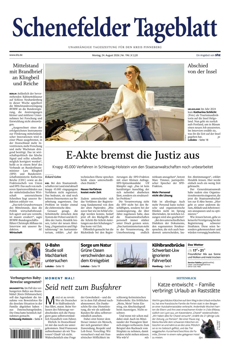 Schenefelder Tageblatt - 24.08.2026