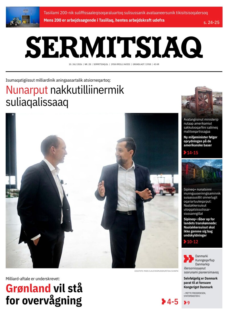 Sermitsiaq - 10/07-2026