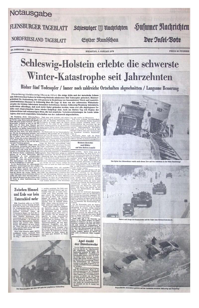 02.01.1979 Historische Zeitung Cover