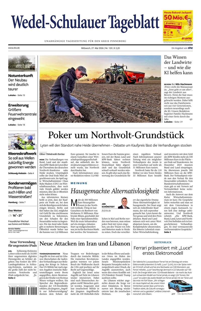 Wedel-Schulauer Tageblatt - 27.05.2026