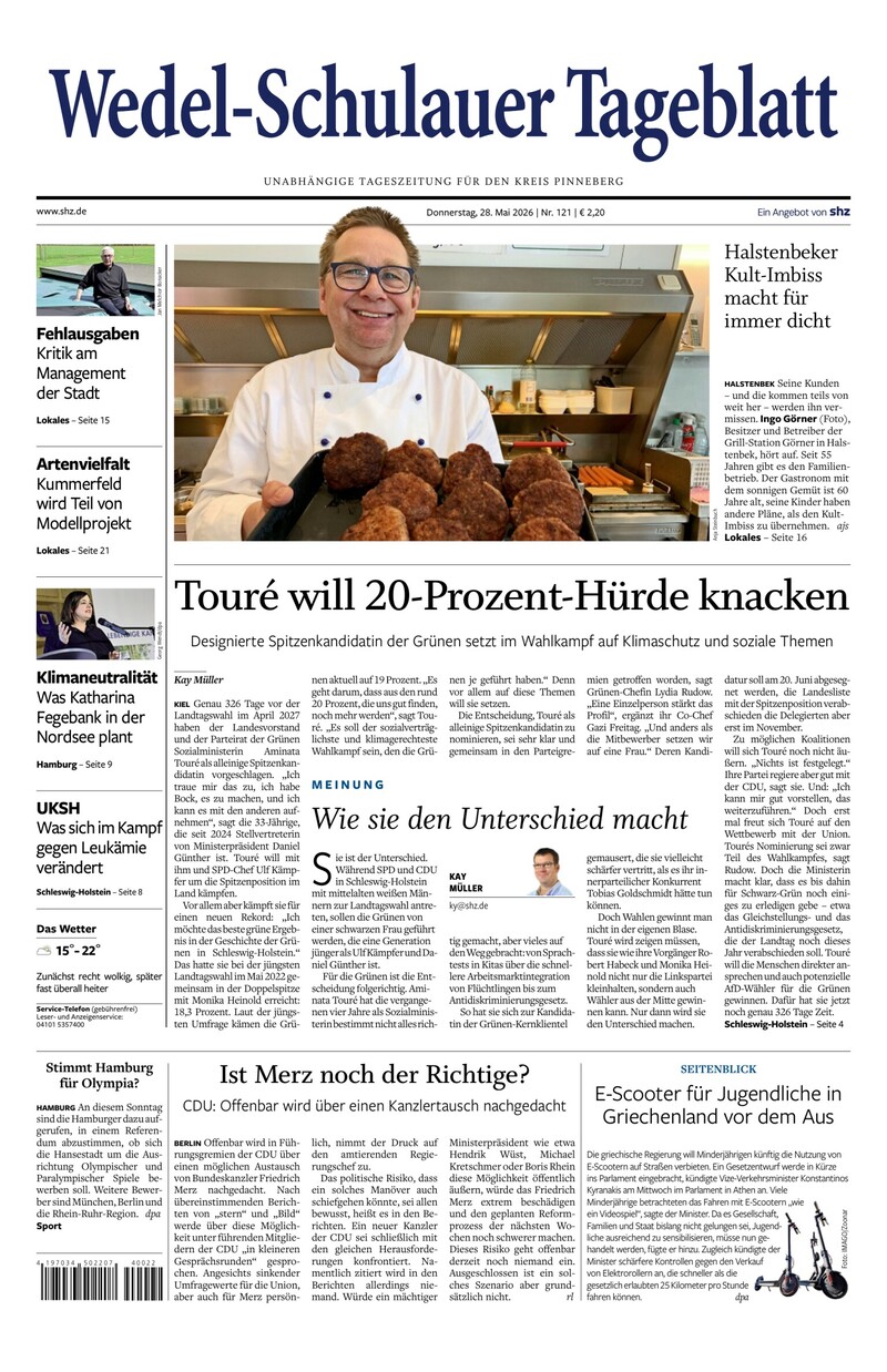 Wedel-Schulauer Tageblatt - 28.05.2026