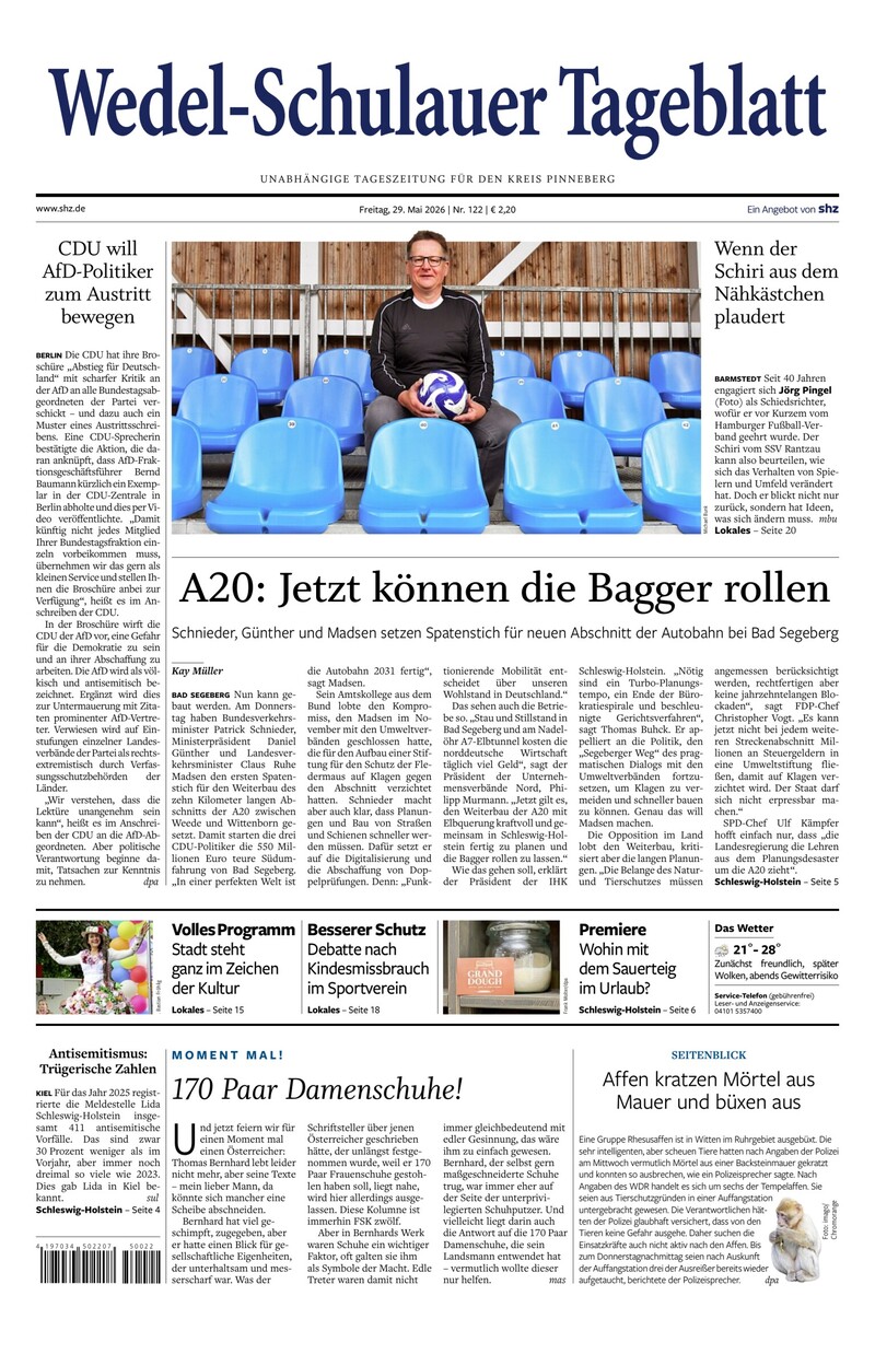 Wedel-Schulauer Tageblatt - 29.05.2026