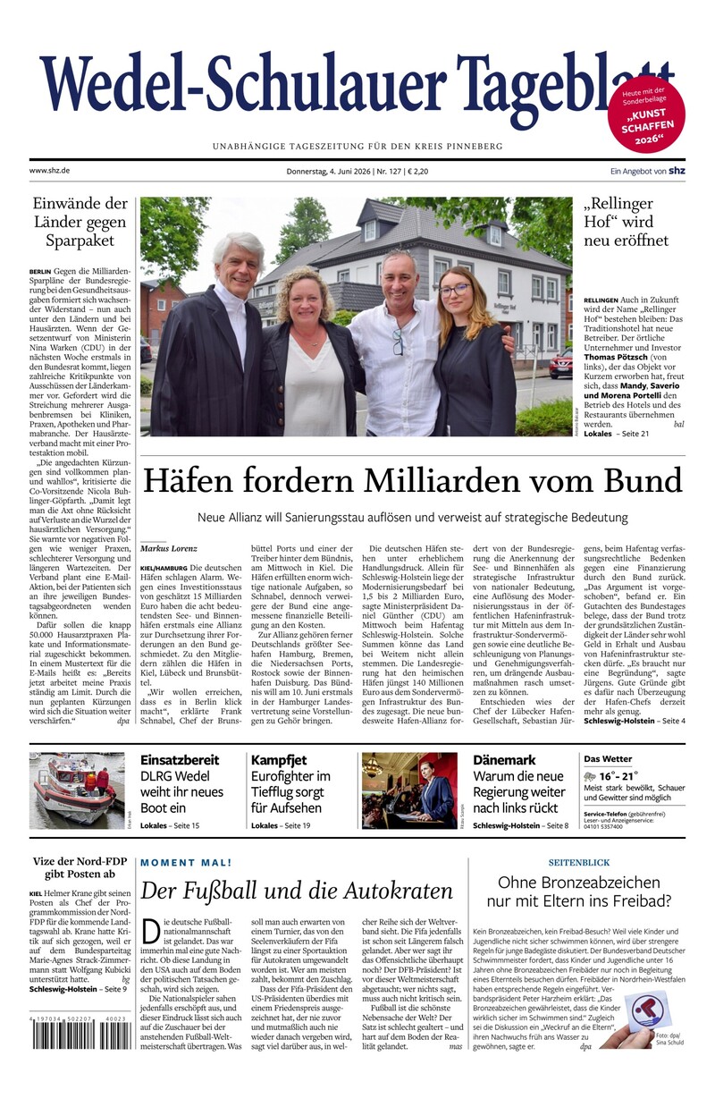 Wedel-Schulauer Tageblatt - 04.06.2026