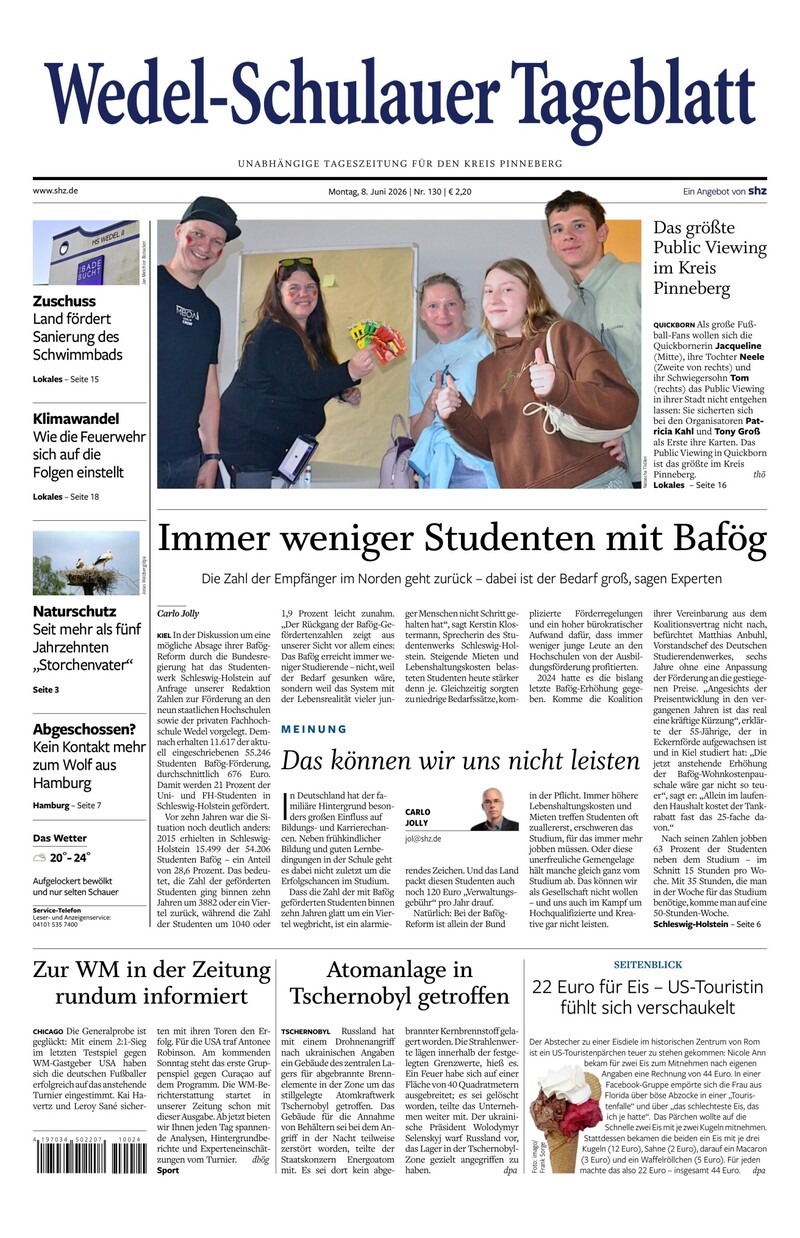 Wedel-Schulauer Tageblatt - 08.06.2026