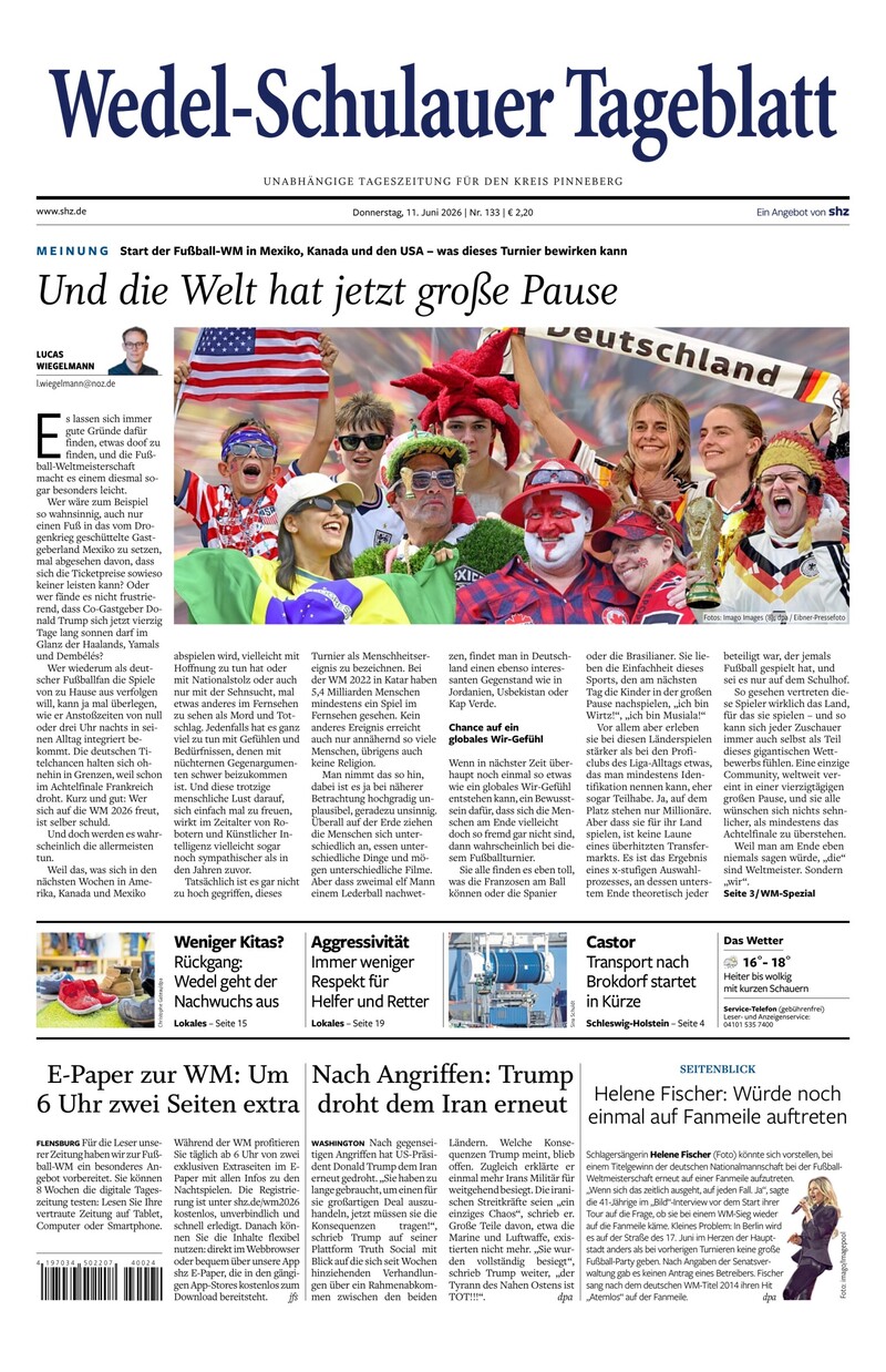 Wedel-Schulauer Tageblatt - 11.06.2026