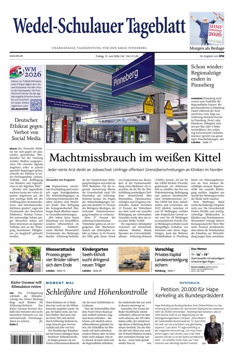 Wedel-Schulauer Tageblatt - 12.06.2026