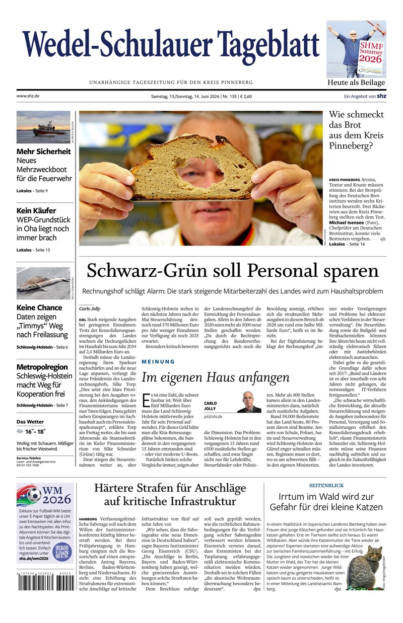 Wedel-Schulauer Tageblatt - 13.06.2026