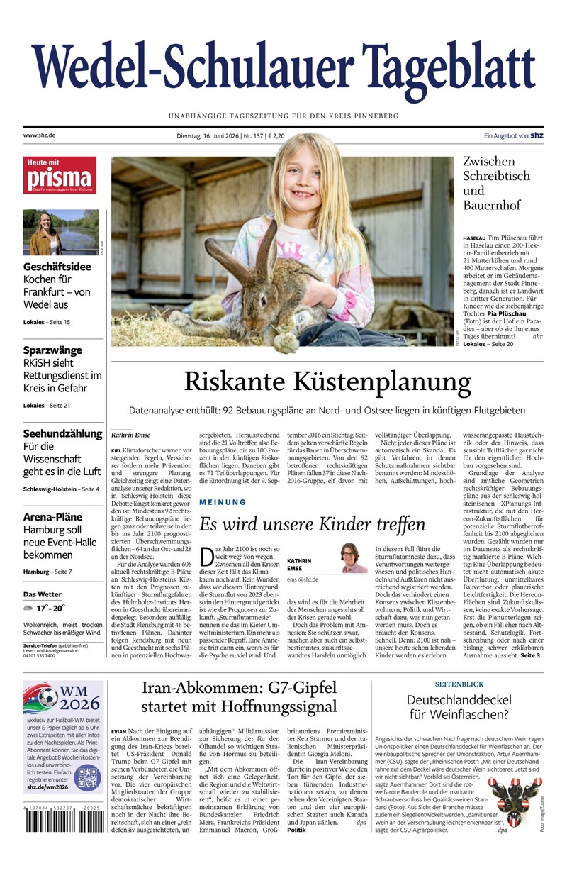 Wedel-Schulauer Tageblatt - 16.06.2026
