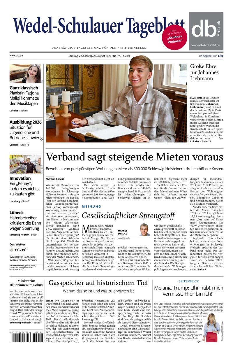Wedel-Schulauer Tageblatt - 22.08.2026