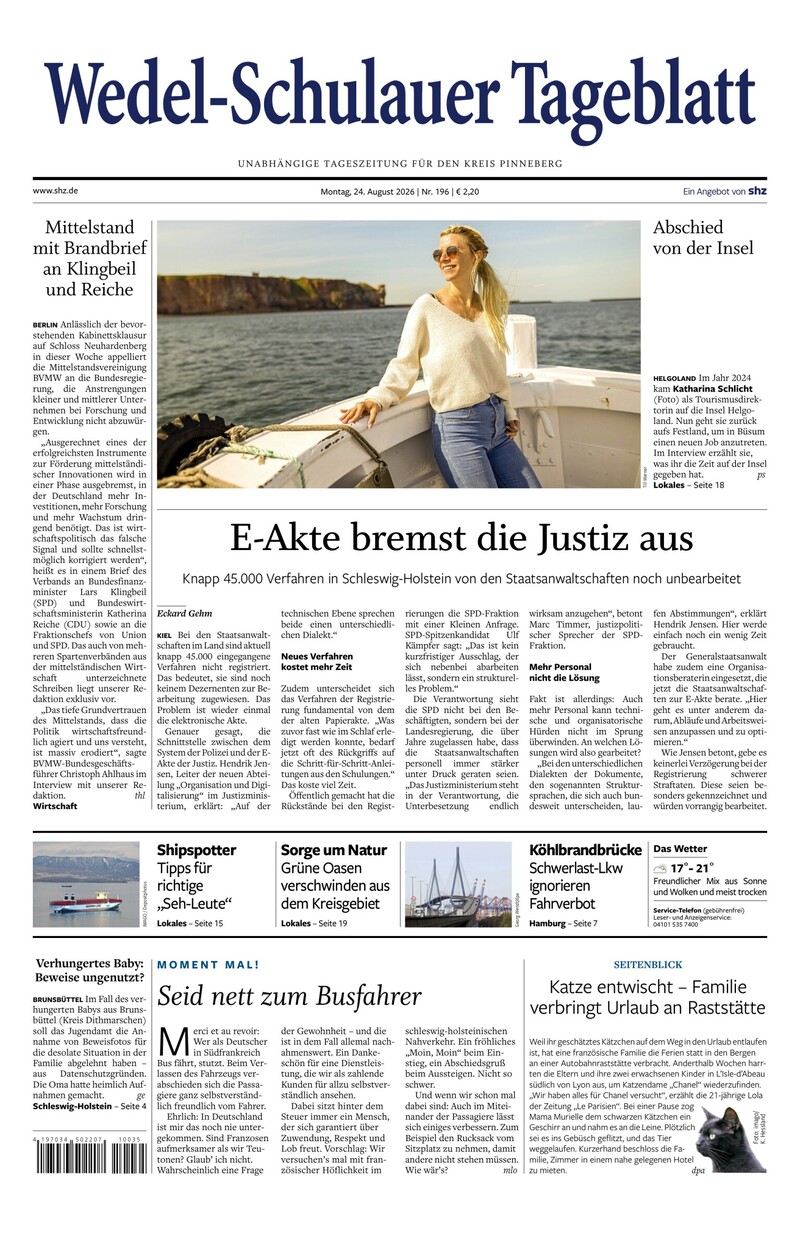 Wedel-Schulauer Tageblatt - 24.08.2026