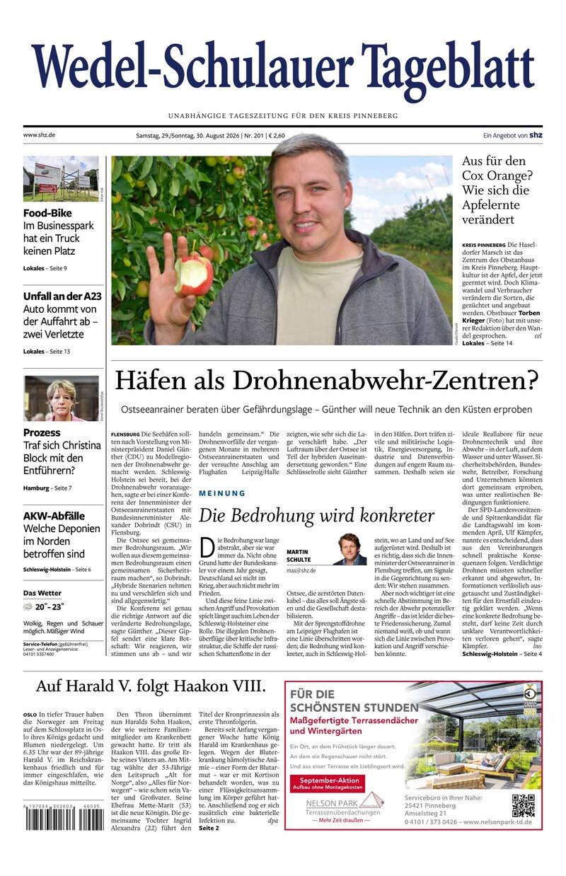 Wedel-Schulauer Tageblatt - 29.08.2026