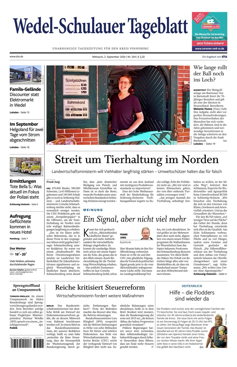 Wedel-Schulauer Tageblatt - 02.09.2026