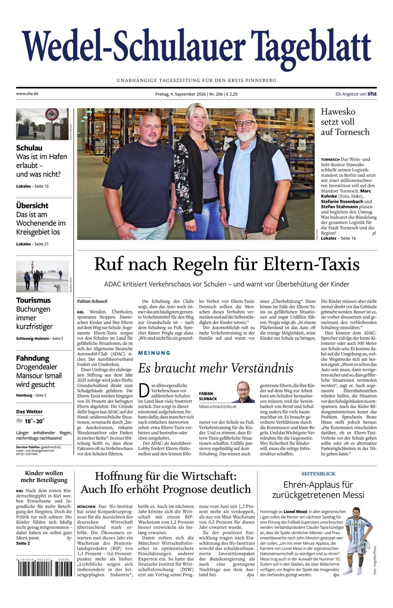 Wedel-Schulauer Tageblatt - 04.09.2026