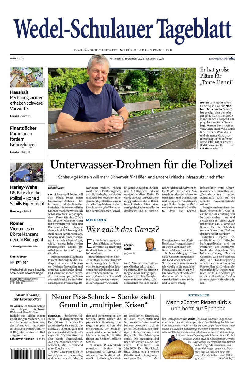 Wedel-Schulauer Tageblatt - 09.09.2026