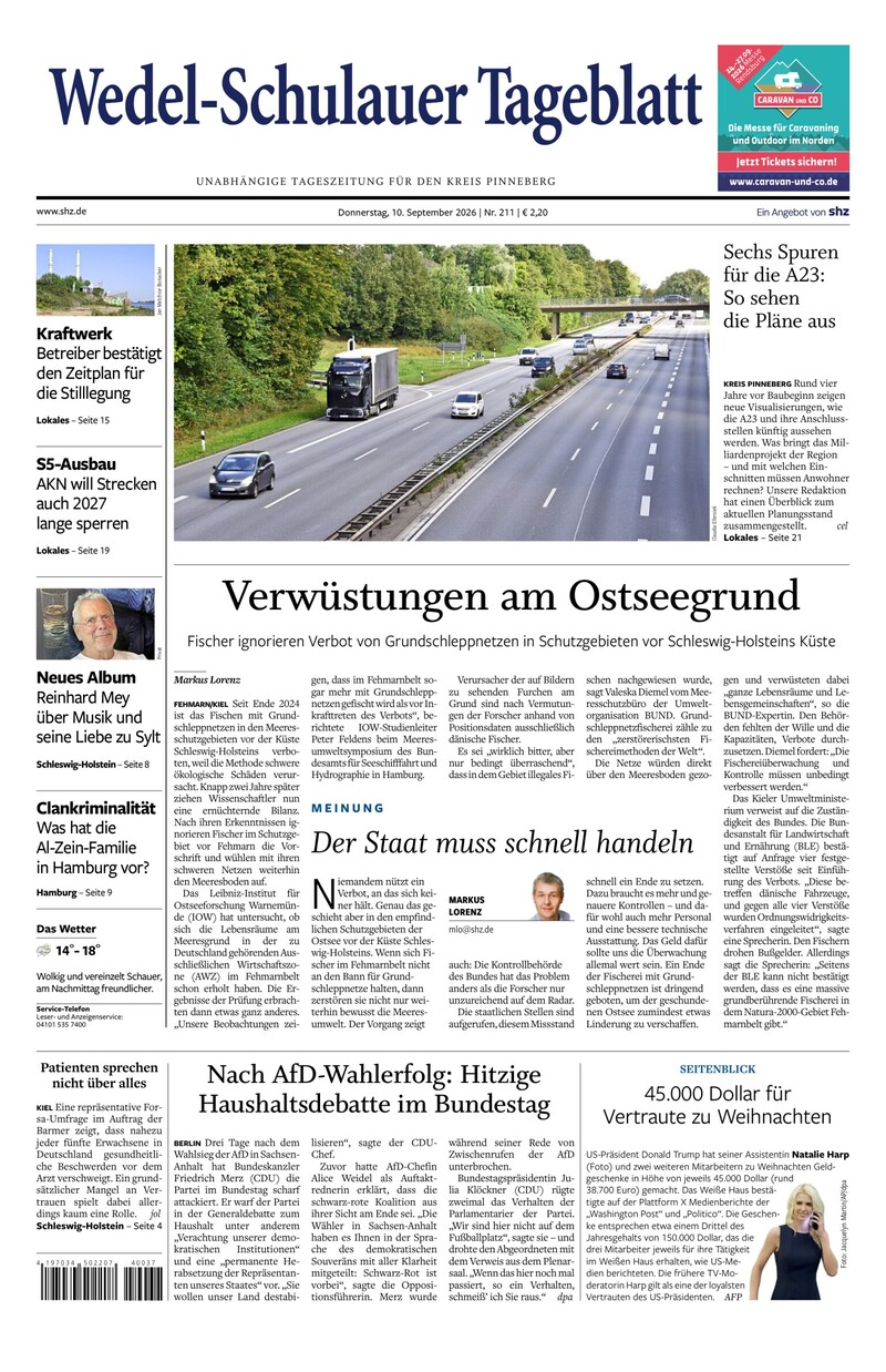 Wedel-Schulauer Tageblatt - 10.09.2026