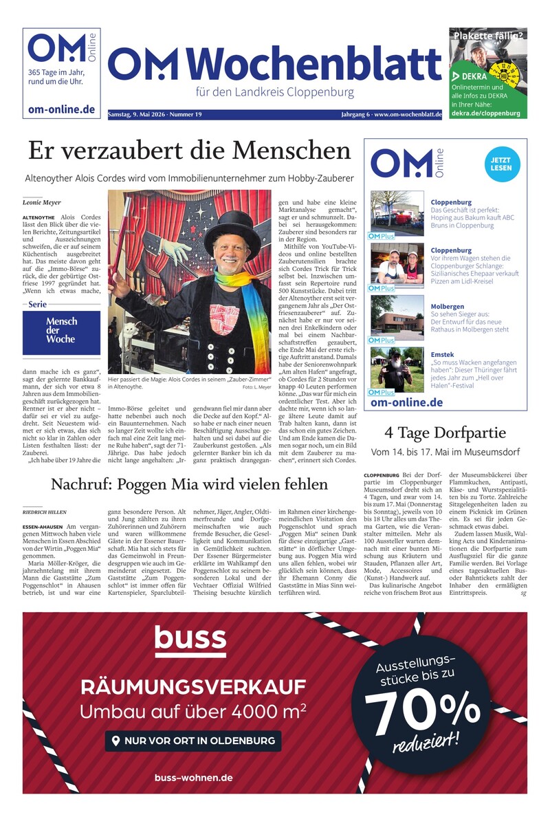 Wochenblatt-09-05-2026 Cover