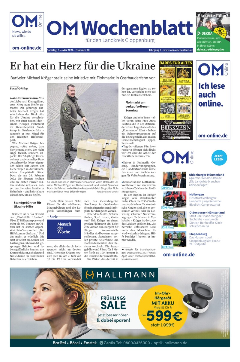 Wochenblatt 16.5.2026 Cover