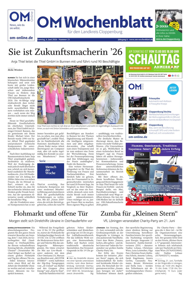 Wochenblatt 6.6.2026 Cover
