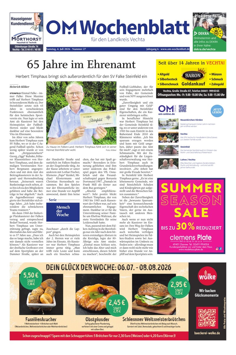 Wochenblatt-04-07-2026 Cover